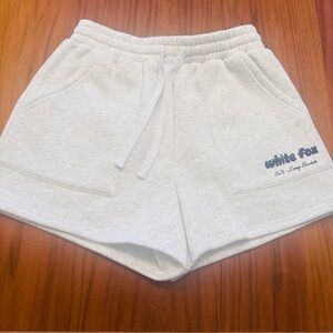 White Fox Boutique Light Gray Athletic Shorts